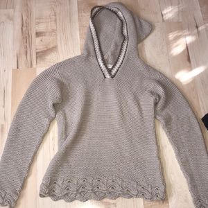 Brown knit sweater